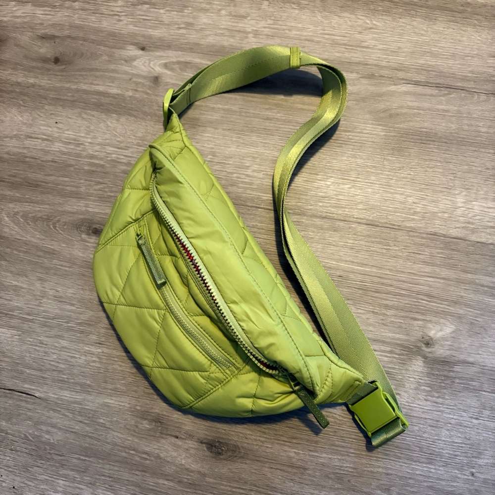 Vera Bradley Lime Green Quilted Crossbody Bag